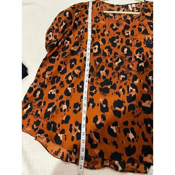 EST 1946 leopard print fall top size 18/20W - Picture 7 of 7